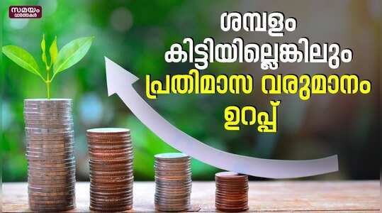 ശമ്പളം കിട്ടിയില്ലെങ്കിലും  നല്ലൊരു തുക  പ്രതിമാസ വരുമാനമായി നേടാം