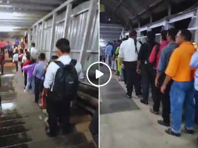 ओ तेरी! ऑटो रिक्शा के लिए लगी इतनी लंबी लाइन, वीडियो देखकर लोग बोले- मुंबईकर में गजब का धैर्य है