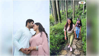 Uday Anamika Honeymoon : রোম্যান্সের মাঝে একটু পাহাড় ঘুরে দেখা, লামাহাটায় উদয়ের সঙ্গে হানিমুনে অনামিকা