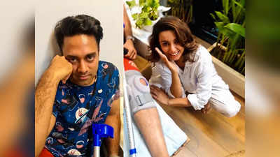 Tejaswi Madivada: కాలు విరగ్గొట్టుకున్న నవదీప్.. ‘నీ సుఖమే నే కోరుకున్నా’ అంటూ తేజస్వి కుప్పిగంతలు 