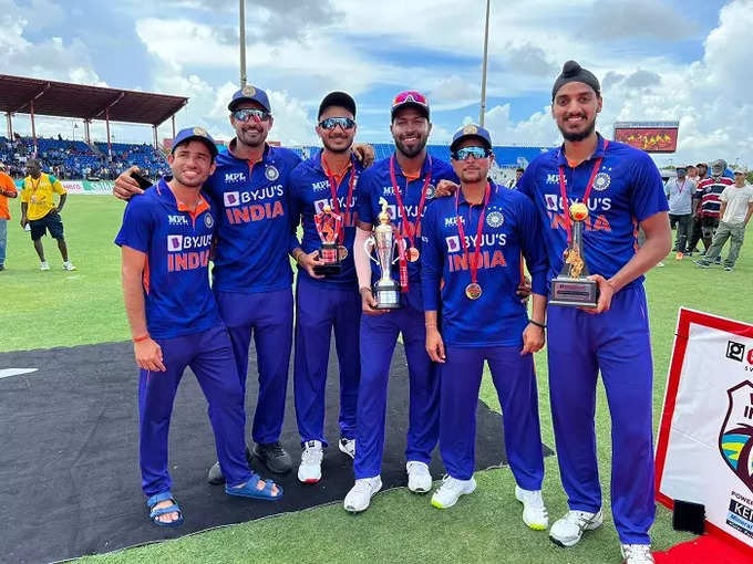 वेस्टइंडीज टी20 सीरीज के लिए भारतीय टीम का स्क्वाड