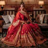 Wedding Bridal Lehenga Choli Velvet Fabric In Rani Pink