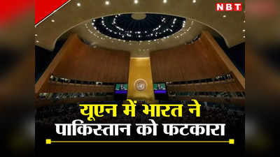 जम्‍मू-कश्‍मीर पर पाकिस्‍तान ने संयुक्‍त राष्‍ट्र में की जहरीली टिप्‍पणी, भारत ने जमकर लताड़ा, बोलती बंद की