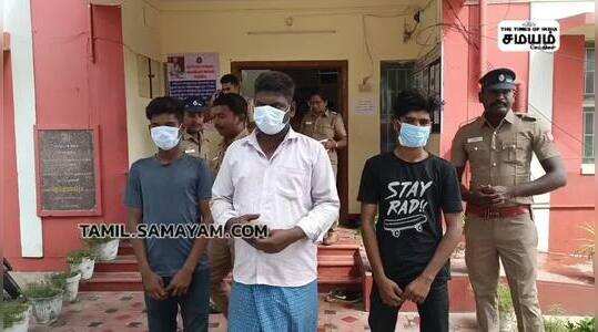 நிறுத்தியிருந்த லாரியில் ரூ. 20 லட்சம் மதிப்புள்ள உதிரிபாகங்கள் திருடிய வழக்கில் 3 பேர் கைது