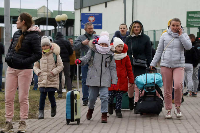 कहां-कहां गये यूक्रेनी शरणार्थी