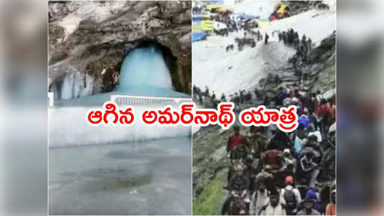 Amarnath Yatra: భారీ వర్షాల ఎఫెక్ట్.. నిలిచిపోయిన అమర్‌నాథ్ యాత్ర.. చిక్కుకుపోయిన వేలమంది భక్తులు 