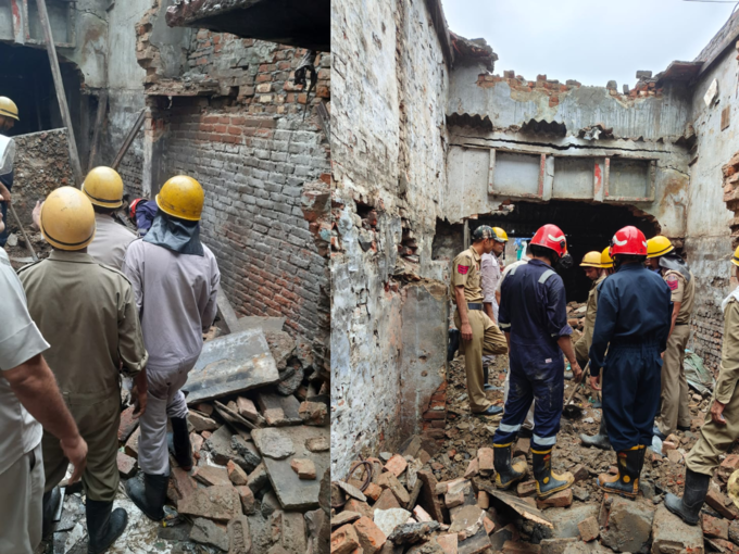 ​पश्चिम दिल्ली में मकान की छत गिरी, 2 घायल​