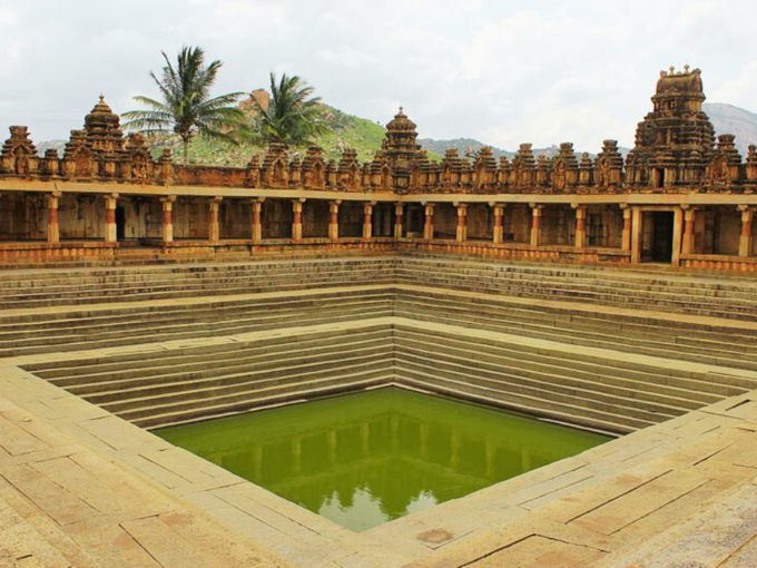 Pushkarini In Temple