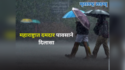 Maharashtra Monsoon : महाराष्ट्रात दमदार पाऊस, विदर्भात दिलासा; गेल्या १० दिवसांत हे जिल्हे सुखावले