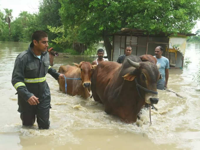 ​8 लोगों की टीम कर रही रेस्‍क्‍यू​