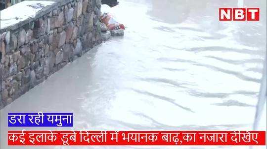 delhi yamuna water level today watch video