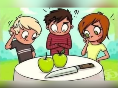 २ सफरचंद ३ मुलांमध्ये समान कसे वाटाल? स्वत:ला हुशार समजत असाल तर उत्तर द्या