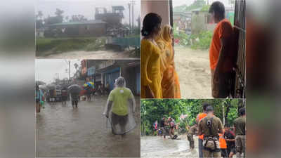 WB Flood Situation:  প্রবল বৃষ্টিতে বানভাসি আলিপুরদুয়ারে গুড়িয়ে গেল ICDS-এর ঘর, জলে আটকে পড়া মানুষকে উদ্ধারে বায়ুসেনা