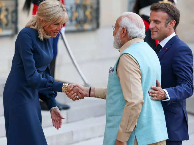 फ्रांस और भारत की दोस्ती की झलक