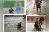 उधर दिल्ली पानी में, इधर लोगों ने आपदा में अवसर तलाश लिया,  जरा तस्वीरें देखिए