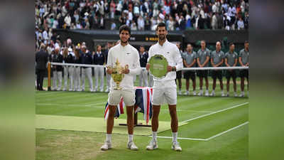 Wimbledon 2023: કાર્લોસ અલ્કરાઝે પહેલી વિમ્બલડન જીત બાદ એવું શું કહ્યું કે જોકોવિચ પણ હસવા લાગ્યો?