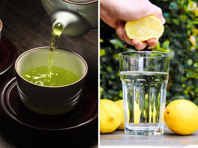 Green Tea and Lemon