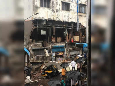 Bhayander Building collapse : भाईंदर रेल्वे स्थानकासमोर इमारत कोसळली, एकाचा मृत्यू, ४ जखमी