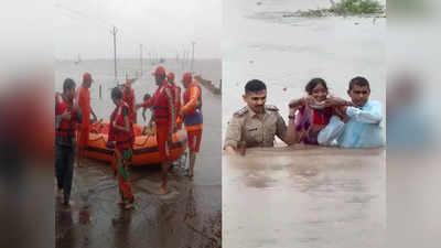 गुजरात: जूनागढ़ में बाढ़ का पानी घटा, बचाव कार्य में जुटी एनडीआरएफ, मौसम विभाग ने जारी किया ये अलर्ट