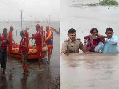 गुजरात: जूनागढ़ में बाढ़ का पानी घटा, बचाव कार्य में जुटी एनडीआरएफ, मौसम विभाग ने जारी किया ये अलर्ट