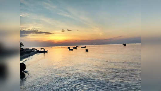 ஆச்சரியப்பட வைக்கும் அரியமான் பீச்... அலைகளில் ஆட்டம் போட அருமையான இடம்!