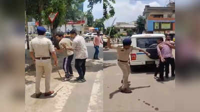 Ahmedabad Accident: મણિનગરમાં દારૂ પીને અકસ્માત કરનારા નબીરાઓની પોલીસે જાહેરમાં કરી સરભરા
