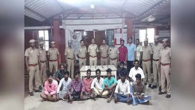 திருப்பூர்: வீட்டில் திருட முயன்ற 11 பேர் கைது