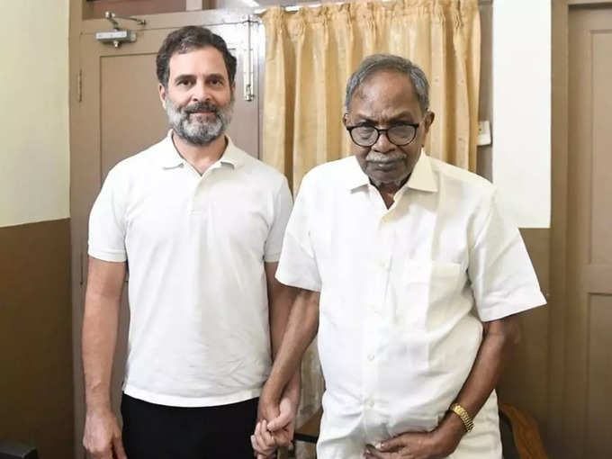 Rahul Gandhi M T Vasudevan Nair Meet