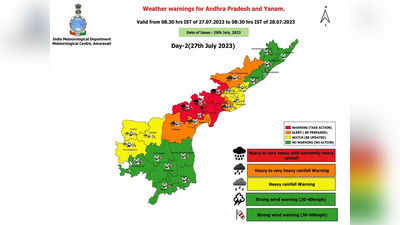 ఏపీకి వాతావరణశాఖ రెడ్ అలర్ట్.. ఈ జిల్లాల్లో అతి భారీ వర్షాలు