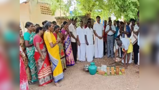 விருதுநகர் சாத்தூர்; மேல்நிலை நீர்த்தேக்க தொட்டி கட்டுமான பணியை எம்எல்ஏ தொடங்கி வைத்தார்!