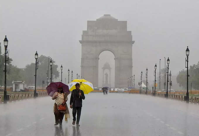 दिल्‍ली मौसम अपडेट: पूरे हफ्ते होगी बारिश