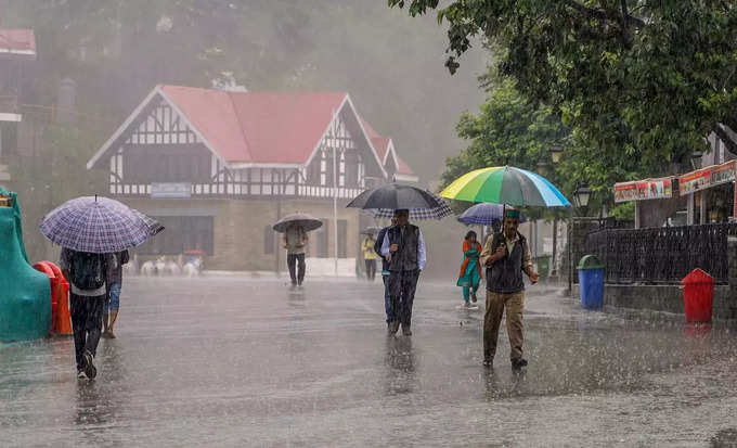 हिमाचल प्रदेश में भारी बारिश की आशंका, ऑरेंज अलर्ट जारी