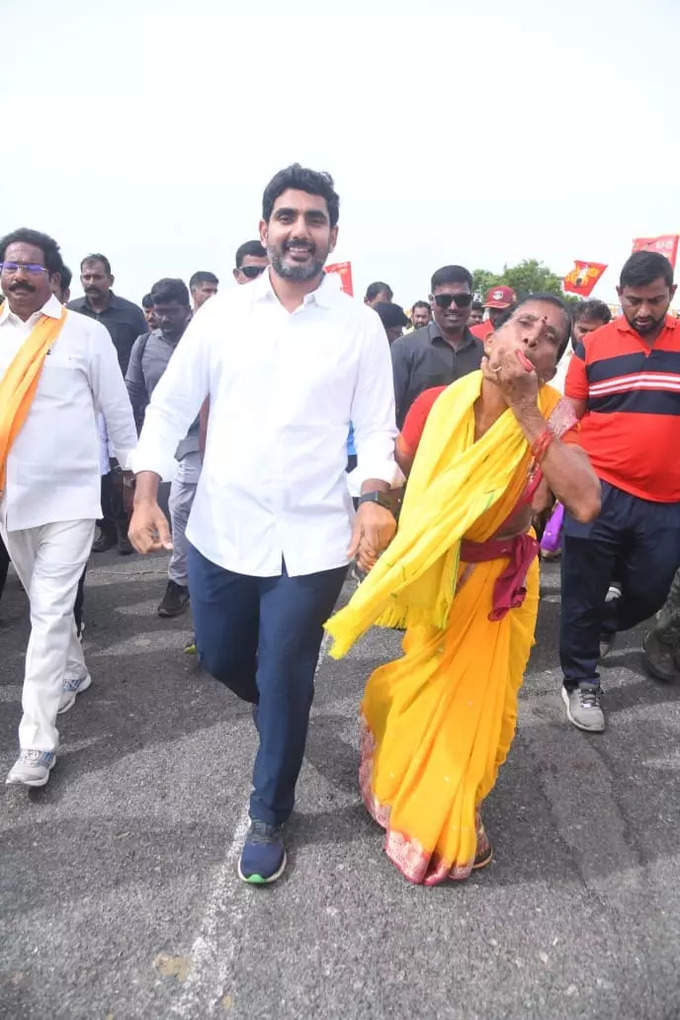 పల్నాడులో లోకే‌ష్‌కు మాస్ ఫోలోయింగ్.. యువగళం జనాలతో కిటకిట