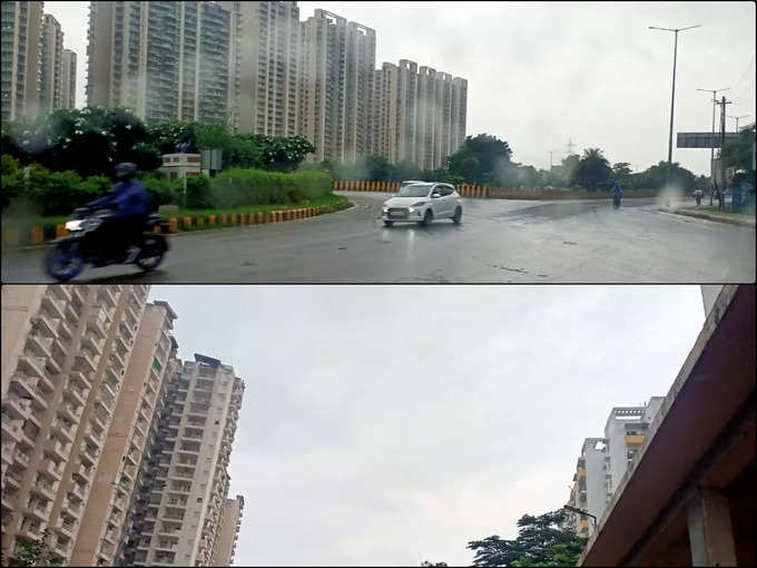 नोएडा और ग्रेटर नोएडा में बारिश, दिल्‍ली फिलहाल सूखी