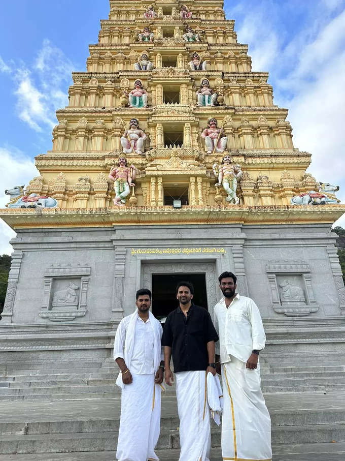 ಜೇನುಕಲ್ಲು ಸಿದ್ದೇಶ್ವರರ ತಪೋಗಿರಿಯಲ್ಲಿ ನಟ ಧನಂಜಯ