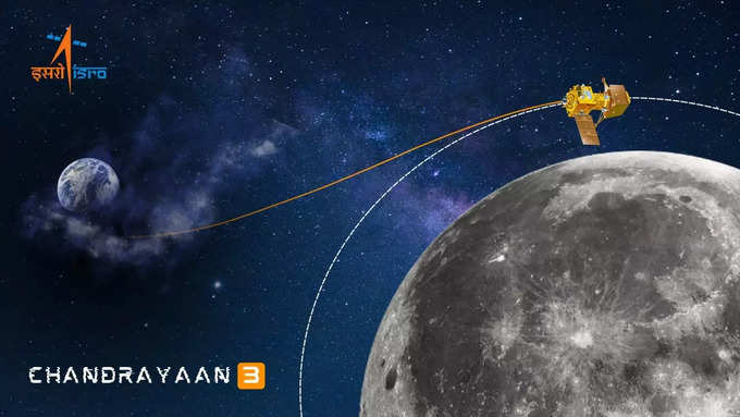 चांद से कितनी दूर है अपना चंद्रयान-3 