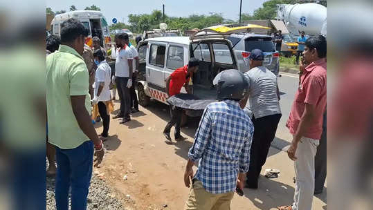 தம்பி கண்முன்னே தலை நசுங்கி அக்கா பலி... சென்னைக்கு புது துணி எடுக்க வந்தபோது பரிதாபம்!