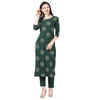 Exclusive Pretty Green Skirt Kurti Dress Set - Rana's by Kshitija