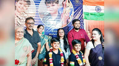 जालौन के जुड़वा भाइयों ने विदेश में ऊंचा किया भारत का नाम, मेंटल मैथ प्रतियोगिता में जीता गोल्ड