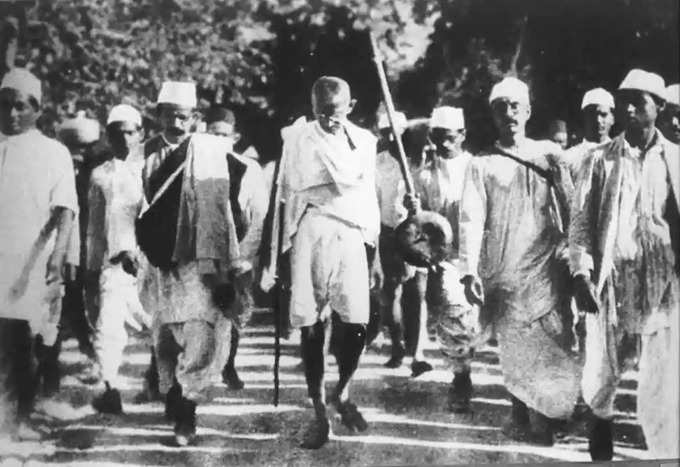 भारत छोड़ो आंदोलन के वक्त गांधी जी