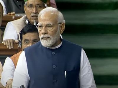 PM Modi in Parliament: વિપક્ષનો અવિશ્વાસ પ્રસ્તાવ અમારા માટે શુભ હોય છેઃ પીએમ મોદી 