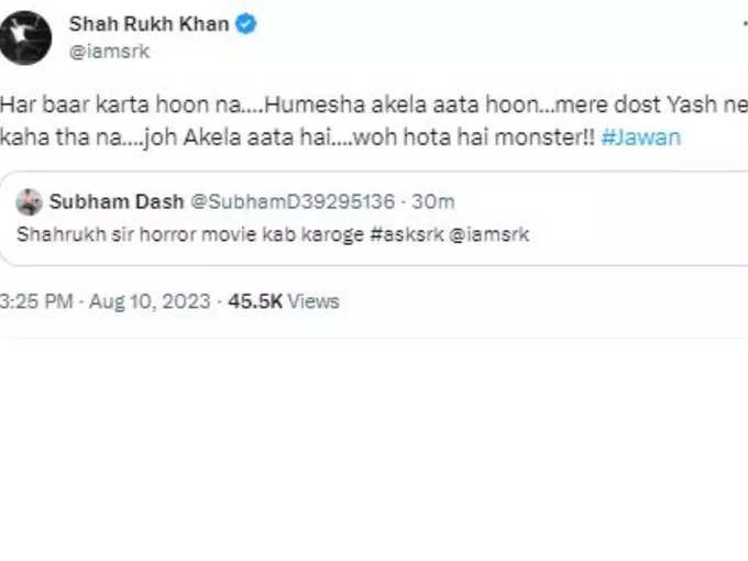 Ask SRK Twitter