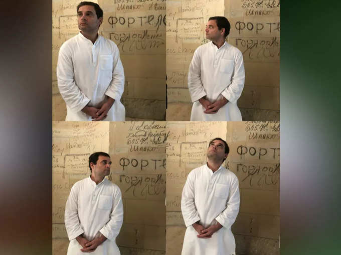 ये तस्वीर राहुल गांधी के जर्मनी दौरे की है। वहां की संसद में उन्होंने चारो तरफ देखते हुए तस्वीर क्लिक कराई थी। जिसे कांग्रेस ने एक साथ लगाकर ट्वीट किया था। इस तस्वीर का इस्तेमाल यूजर्स राहुल गांधी को ट्रोल करने में करते हैं।