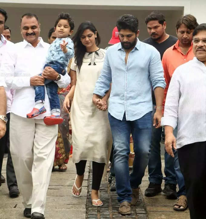 allu arjun with his uncle