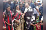 Rahul Gandhi News : মণিপুর নিয়ে মোদীকে খোঁচা, আদিবাসী নাচে মজে রাহুল