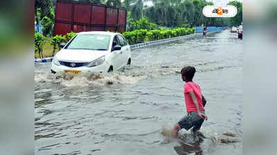Kolkata Weather : বৃষ্টিতে জলমগ্ন নিউ টাউন, ভোগান্তি চরমে