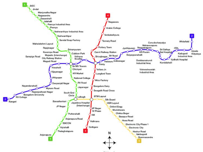 பெங்களூரு மெட்ரோ ரயில் சேவை