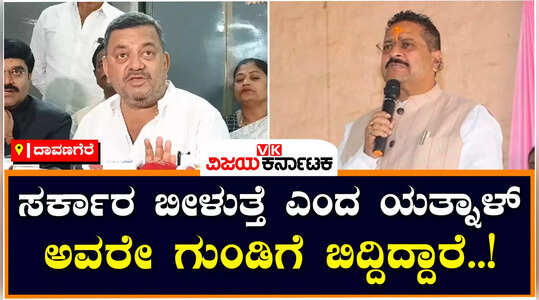 ಸರ್ಕಾರ ಬೀಳುತ್ತೆ ಅಂದ ಯತ್ನಾಳ್‌ ಅವರೇ ಗುಂಡಿಗೆ ಬಿದ್ದಿದ್ದಾರೆ- ಯತ್ನಾಳ್‌ಗೆ ಮಲ್ಲಿಕಾರ್ಜುನ್ ಟಾಂಗ್