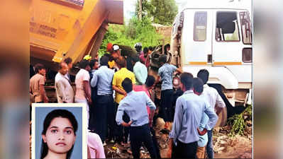 Lucknow News: रॉन्ग साइड जा रहे डंपर ने कार, ई-रिक्शा और युवती को मारी टक्कर