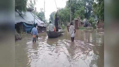 Unnao News: उन्नाव में बाढ़ का कहर, चार तहसीलों के कई गांव पानी में जलमग्न